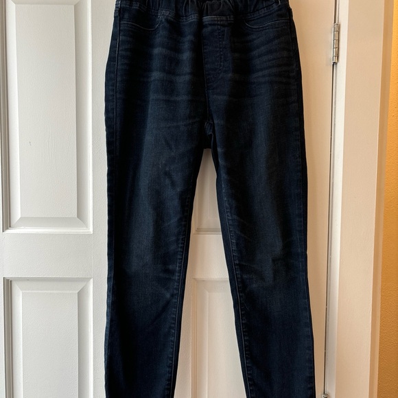 Eileen Fisher Blue Denim Jeans Jeggings S Pull on - Picture 4 of 7
